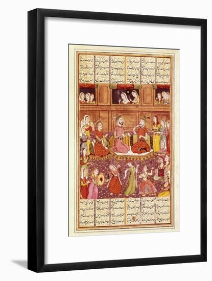 Zal Meets Mihrab of Kabul-null-Framed Art Print