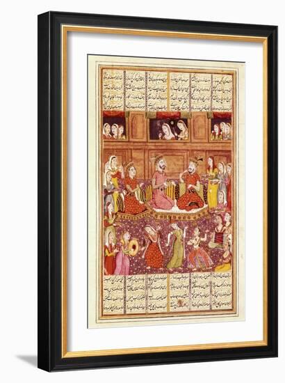 Zal Meets Mihrab of Kabul-null-Framed Art Print