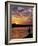 Zambezi National Park, Sausage Tree Camp, Fly-Fishing for Tiger Fish at Sunset on River, Zambia-John Warburton-lee-Framed Photographic Print