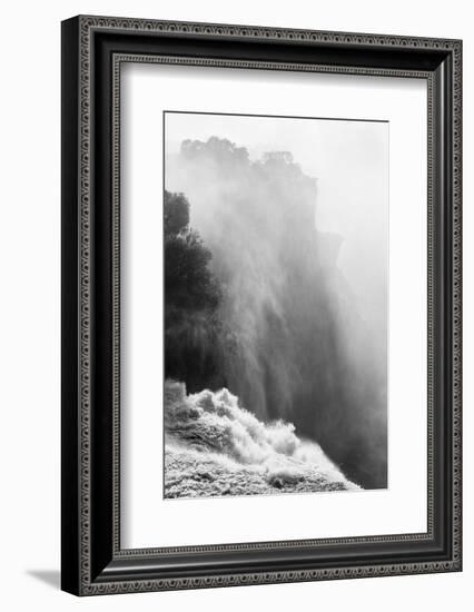 Zambezi River and Victoria Falls, Zimbabwe-Paul Souders-Framed Photographic Print