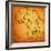 Zambia on Actual Map of Africa-michal812-Framed Art Print