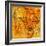 Zambia on Actual Map of Africa-michal812-Framed Art Print