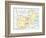 Zambia Political Map-Peter Hermes Furian-Framed Art Print