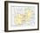 Zambia Political Map-Peter Hermes Furian-Framed Art Print