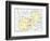 Zambia Political Map-Peter Hermes Furian-Framed Art Print