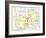 Zambia Political Map-Peter Hermes Furian-Framed Art Print