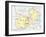 Zambia Political Map-Peter Hermes Furian-Framed Art Print