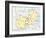 Zambia Political Map-Peter Hermes Furian-Framed Art Print