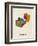 Zambia Watercolor Map-Michael Tompsett-Framed Premium Giclee Print