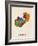 Zambia Watercolor Map-Michael Tompsett-Framed Art Print