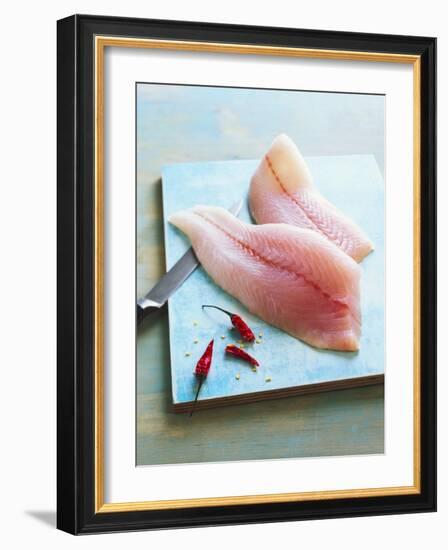 Zander Fillets with Dried Chillies-Matthias Hoffmann-Framed Photographic Print