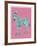 Zany Zebra-Clara Wells-Framed Giclee Print