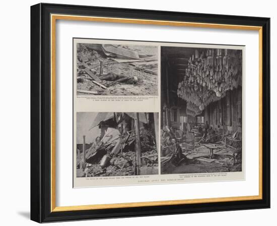 Zanzibar after the Bombardment-null-Framed Giclee Print