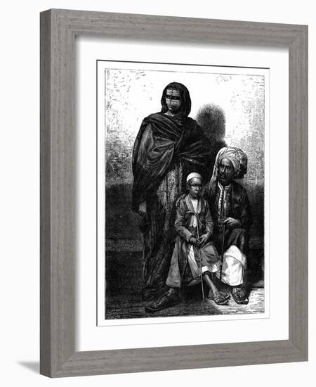 Zanzibar Arab Family, C1890-null-Framed Giclee Print