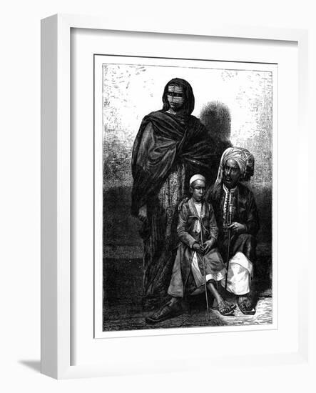 Zanzibar Arab Family, C1890-null-Framed Giclee Print