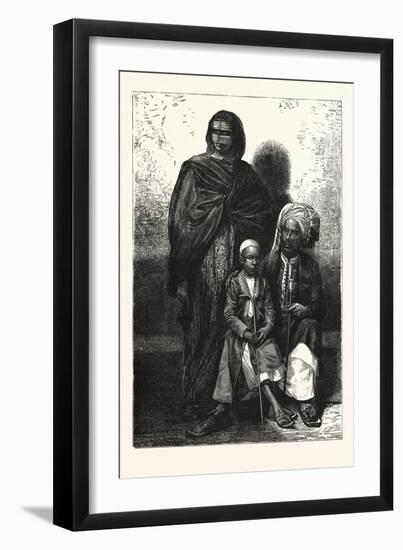 Zanzibar Arab Family. Zanzibar Is a Semi-Autonomous Part of Tanzania, in East Africa-null-Framed Giclee Print