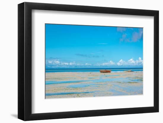 Zanzibar boat-Marco Carmassi-Framed Photographic Print