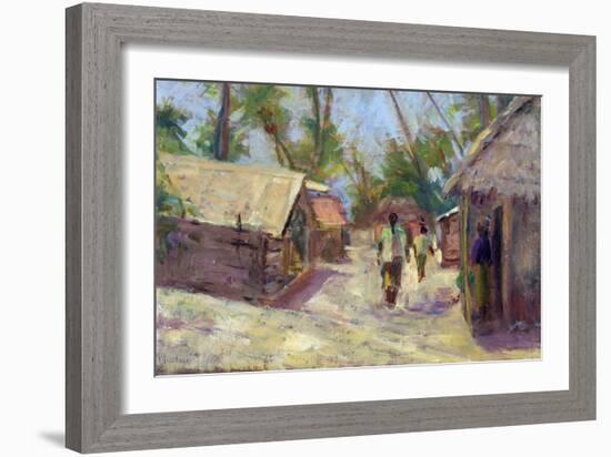 Zanzibar Village, 2001-Karen Armitage-Framed Giclee Print