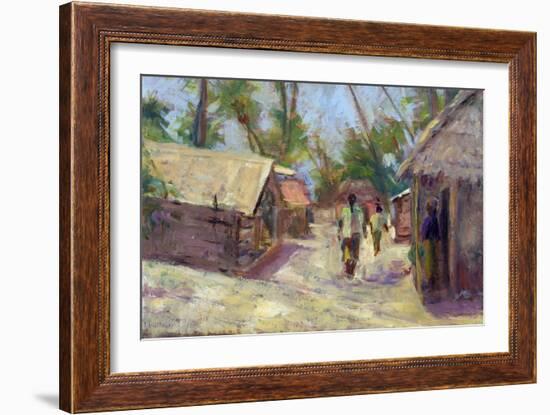 Zanzibar Village, 2001-Karen Armitage-Framed Giclee Print