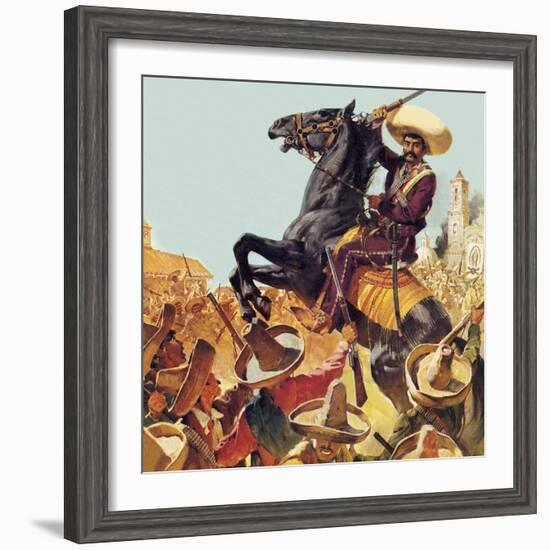 Zapata! the Bandit Who Ruled Mexico-McConnell-Framed Premium Giclee Print