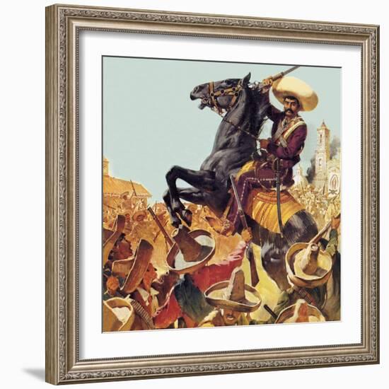 Zapata! the Bandit Who Ruled Mexico-McConnell-Framed Giclee Print