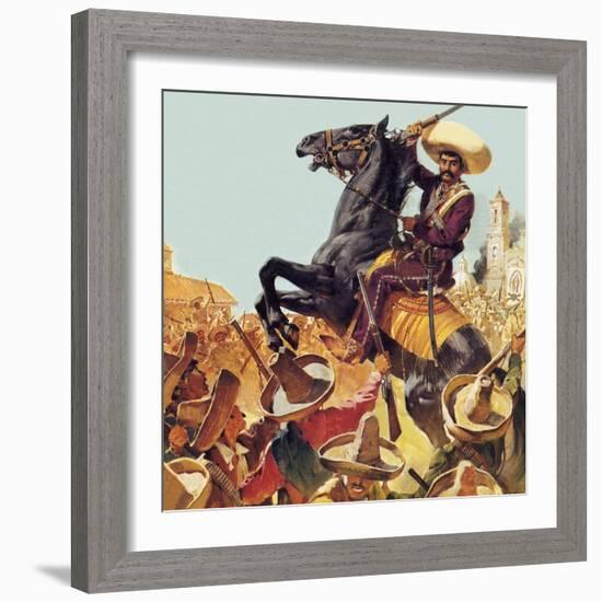 Zapata! the Bandit Who Ruled Mexico-McConnell-Framed Giclee Print