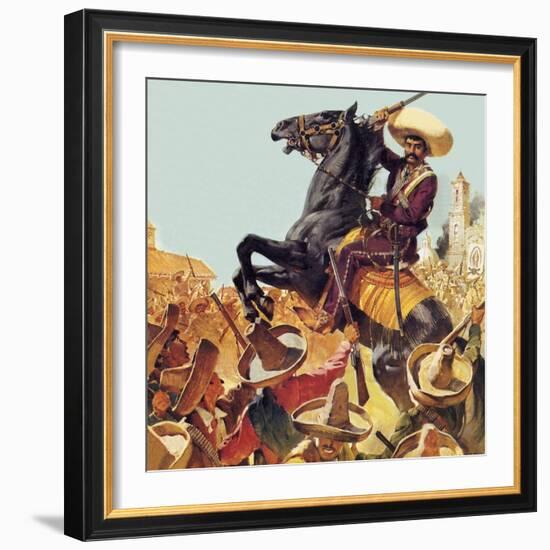 Zapata! the Bandit Who Ruled Mexico-McConnell-Framed Giclee Print