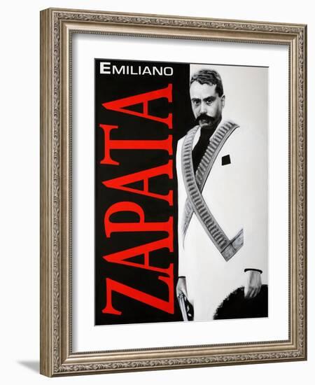 ZAPATA!-Robert Valadez-Framed Art Print