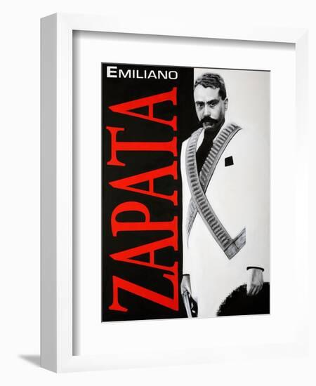 ZAPATA!-Robert Valadez-Framed Art Print