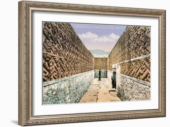 Zapotec-Mixtec Ruins in Mitla, Oaxaca, Mexico-null-Framed Art Print