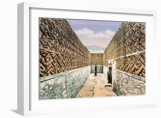 Zapotec-Mixtec Ruins in Mitla, Oaxaca, Mexico-null-Framed Art Print