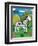 Zara the Zebra-Sophie Harding-Framed Premium Giclee Print