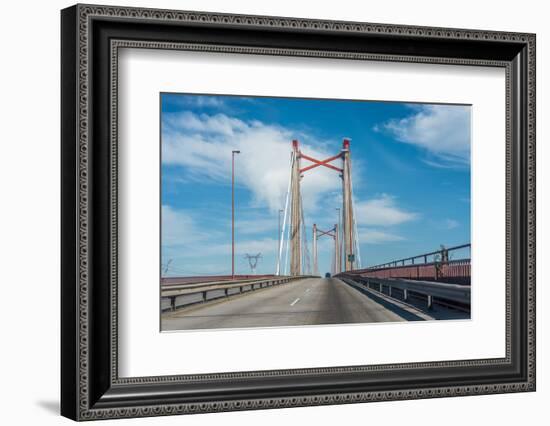 Zarate Brazo Largo Bridge, Entre Rios, Argentina-Anibal Trejo-Framed Photographic Print