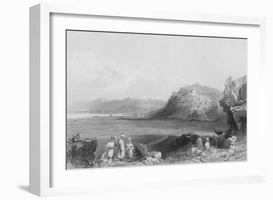 Zarephath or Zarapha, the Ancient Sarepta, a City of Sidon-William Henry Bartlett-Framed Giclee Print