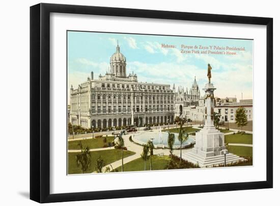 Zayas Park, President's House, Havana, Cuba-null-Framed Art Print