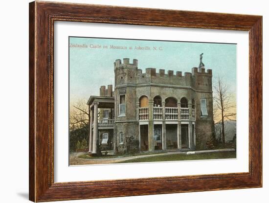 Zealandia Castle, Asheville, North Carolina-null-Framed Art Print