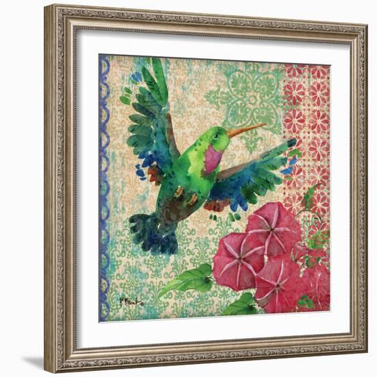 Zealous Hummingbird I-Paul Brent-Framed Art Print