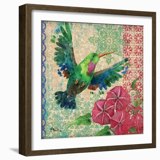 Zealous Hummingbird I-Paul Brent-Framed Art Print