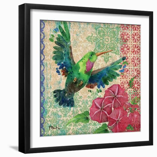 Zealous Hummingbird I-Paul Brent-Framed Art Print