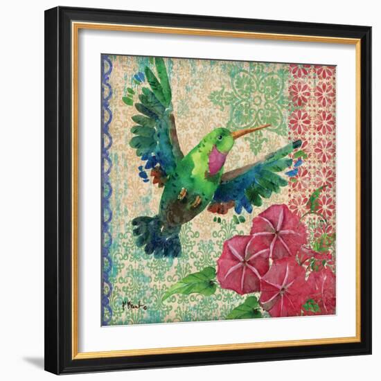 Zealous Hummingbird I-Paul Brent-Framed Art Print