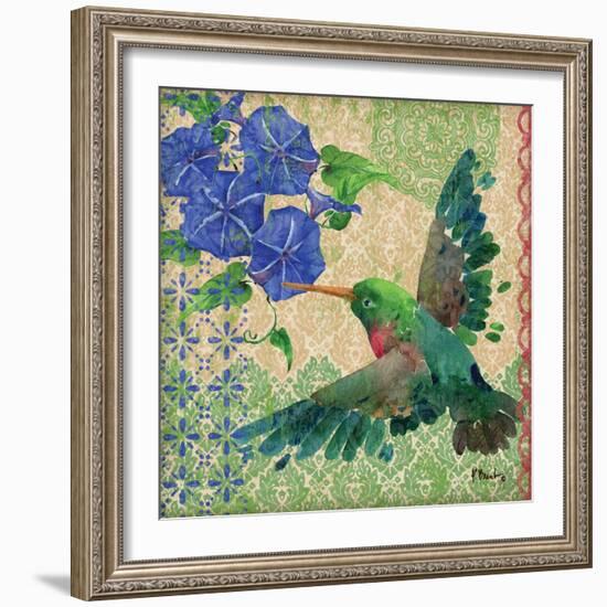 Zealous Hummingbird II-Paul Brent-Framed Art Print