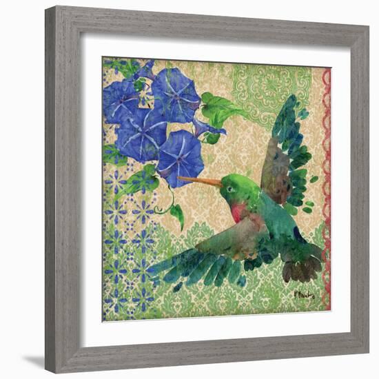 Zealous Hummingbird II-Paul Brent-Framed Art Print