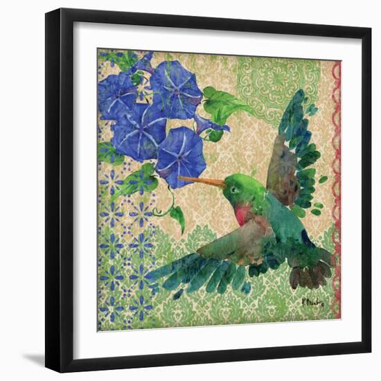 Zealous Hummingbird II-Paul Brent-Framed Art Print