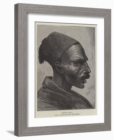 Zebehr Pasha-Charles Auguste Loye-Framed Giclee Print