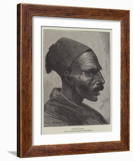 Zebehr Pasha-Charles Auguste Loye-Framed Giclee Print