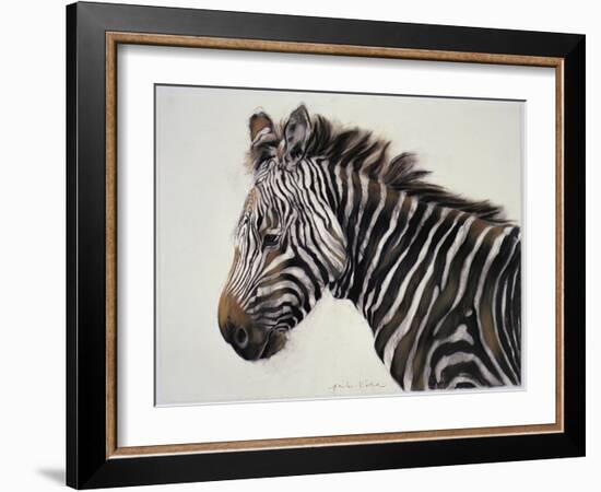 Zebra, 2002-Odile Kidd-Framed Giclee Print