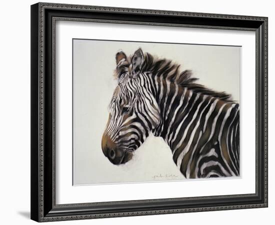 Zebra, 2002-Odile Kidd-Framed Giclee Print