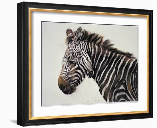 Zebra, 2002-Odile Kidd-Framed Giclee Print
