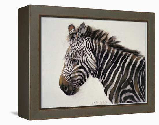 Zebra, 2002-Odile Kidd-Framed Premier Image Canvas