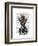 Zebra Head Trophy-Fab Funky-Framed Art Print